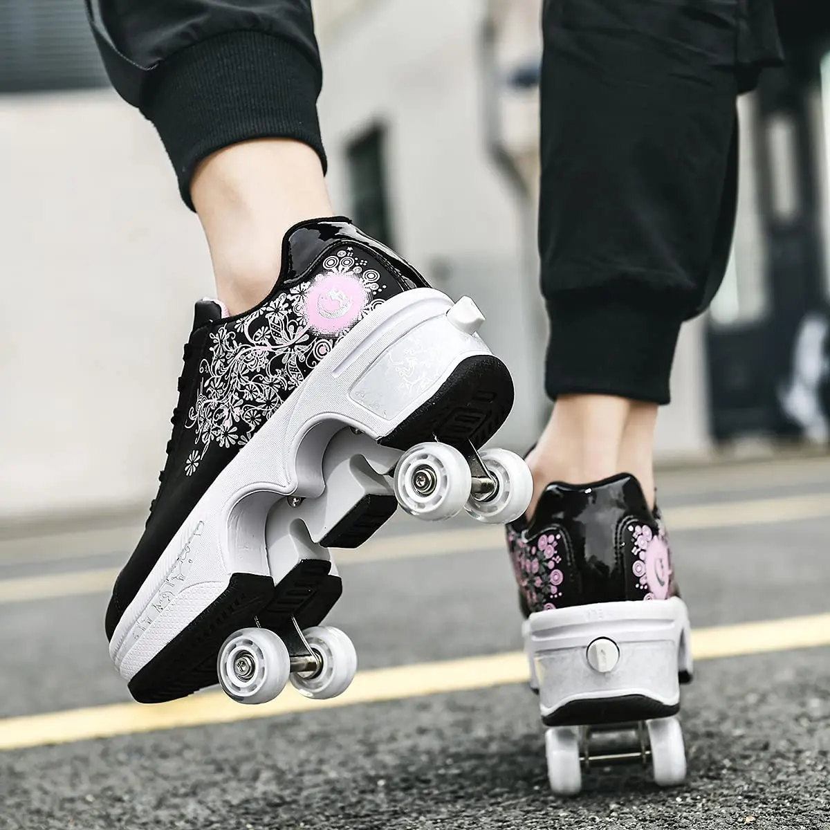 Sneakers Deformation Roller Skate Shoes 