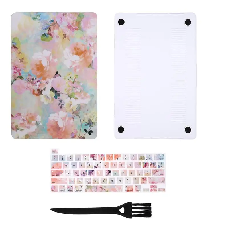 

1 Set Hard Shell Laptop Protector Case + Keyboard Cover + brush for Apple MacBook Air Pro 13 inch