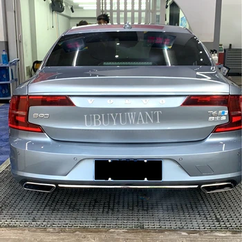 

For VOLVO S90 2017 2018 2019 2020 ABS Exterior Rear Spoiler Tail Trunk Boot Wing Decoration Car Styling For S90