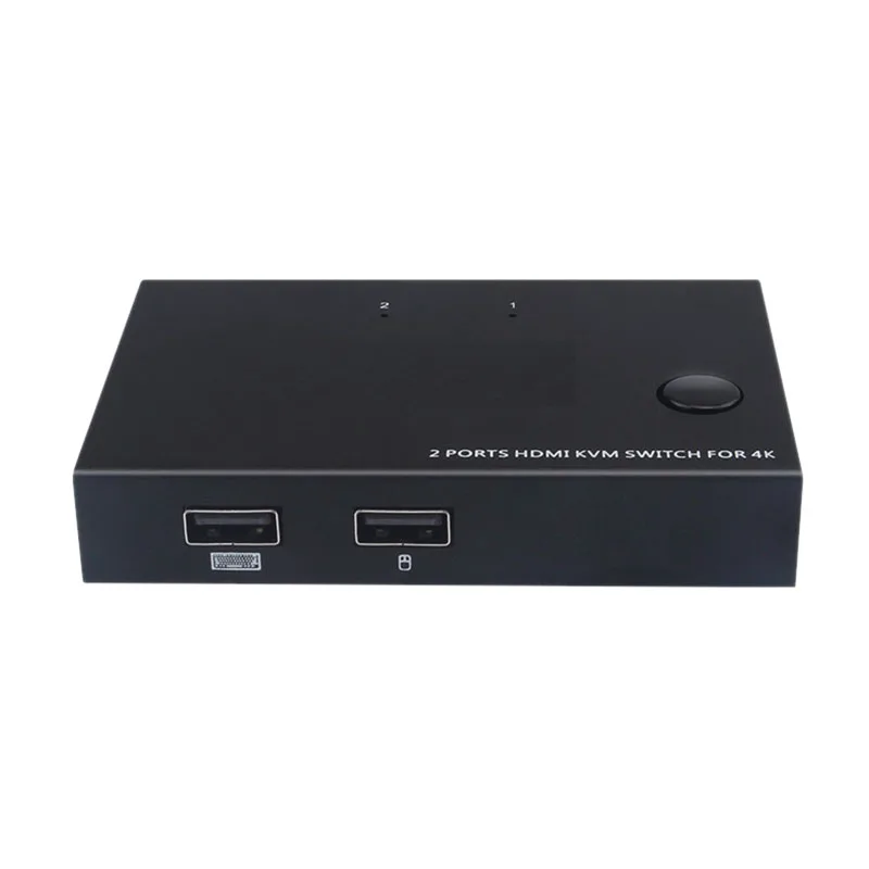 

4K 60Hz 2-Port Hdmi Cable Kvm Switch with Audio Hdmi Am-Km201