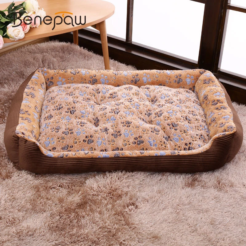 Benepaw уютный двусторонний кровать собаки для маленьких средних и больших собак