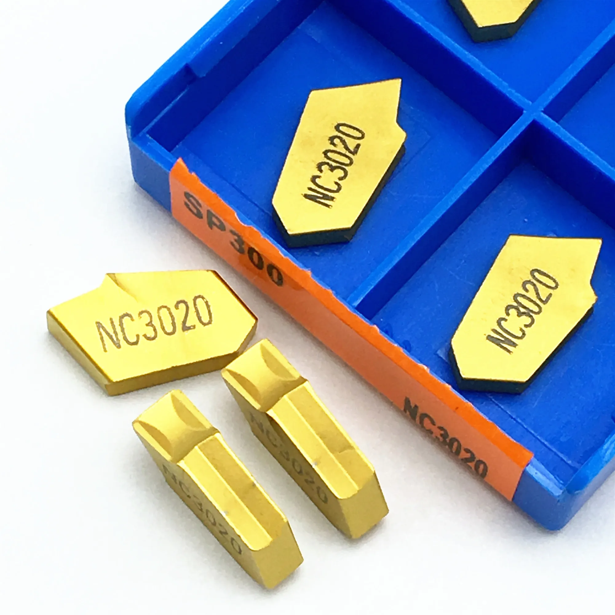 

10PCS SP400 NC3020 Carbide Insertion Milling Cutter CNC Cutting Tool Notch Cutting Tool SP400NC3020
