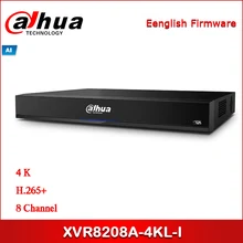 Сетевой видеорегистратор Dahua XVR XVR8208A-4KL-I 8-канальный сетевой видеорегистратор пятиядерный ГП брод 4K 1U цифрового видео Регистраторы поддерживает AI и HDCVI/AHD TVI/CVBS/IP видео входов