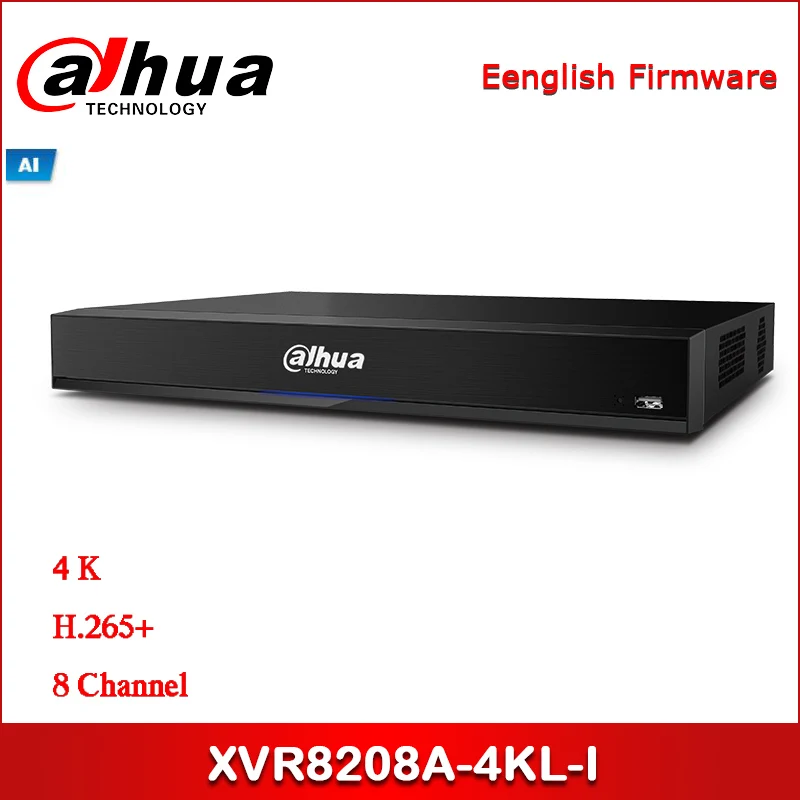 Dahua XVR XVR8208A 4KL I 8 канальный пента Брод 4K 1U Цифровой видеорегистратор поддерживает AI