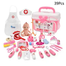 1 Набор, костюм имитирующего доктора, ролевые игры, медицинский стоматолог, игрушки, чехол для переноски, нарядная игра с электронным стетоскопом для