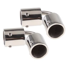 2x Концевая крышка Bimini Топ фитинг/оборудование-7/8 ''морской из нержавеющей стали