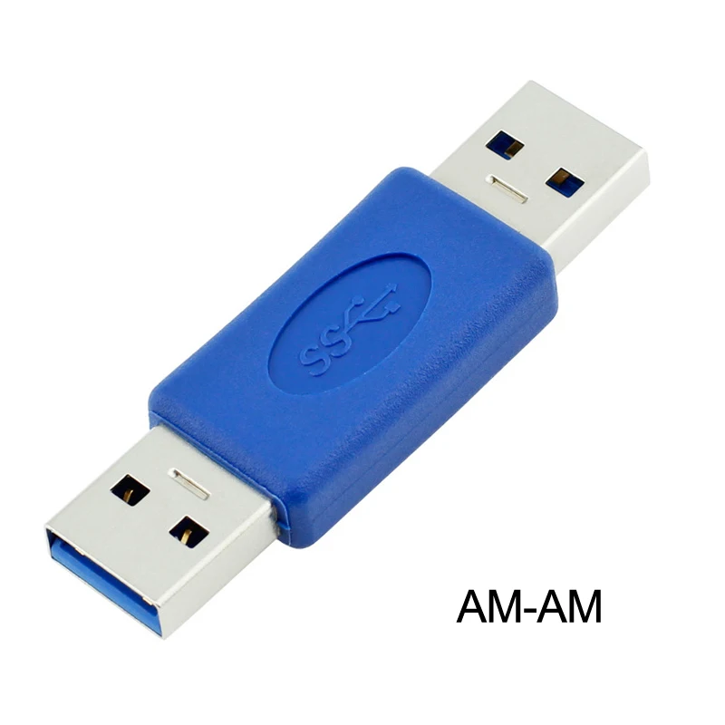 Usb-разъем Женский или usb-адаптер для женщин для передачи данных кабель USB конвертер AM-AF AM-BM AF-Micro B USB удлинитель - Цвет: AM-AM