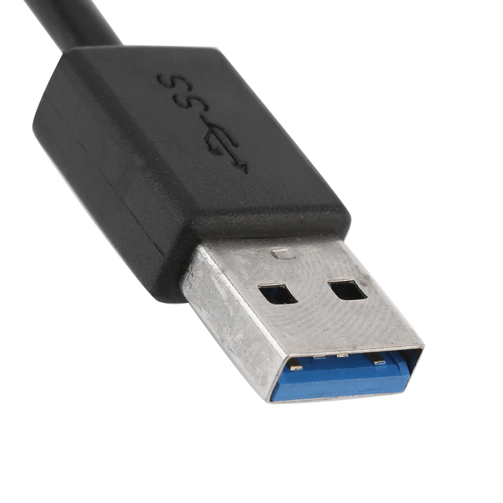 Переносной 5 Гбит/с USB 3,0 4 Порты и разъёмы концентратор USB3.0 сплиттер адаптер ультра Скорость для портативного компьютера ПК мощный источник питания