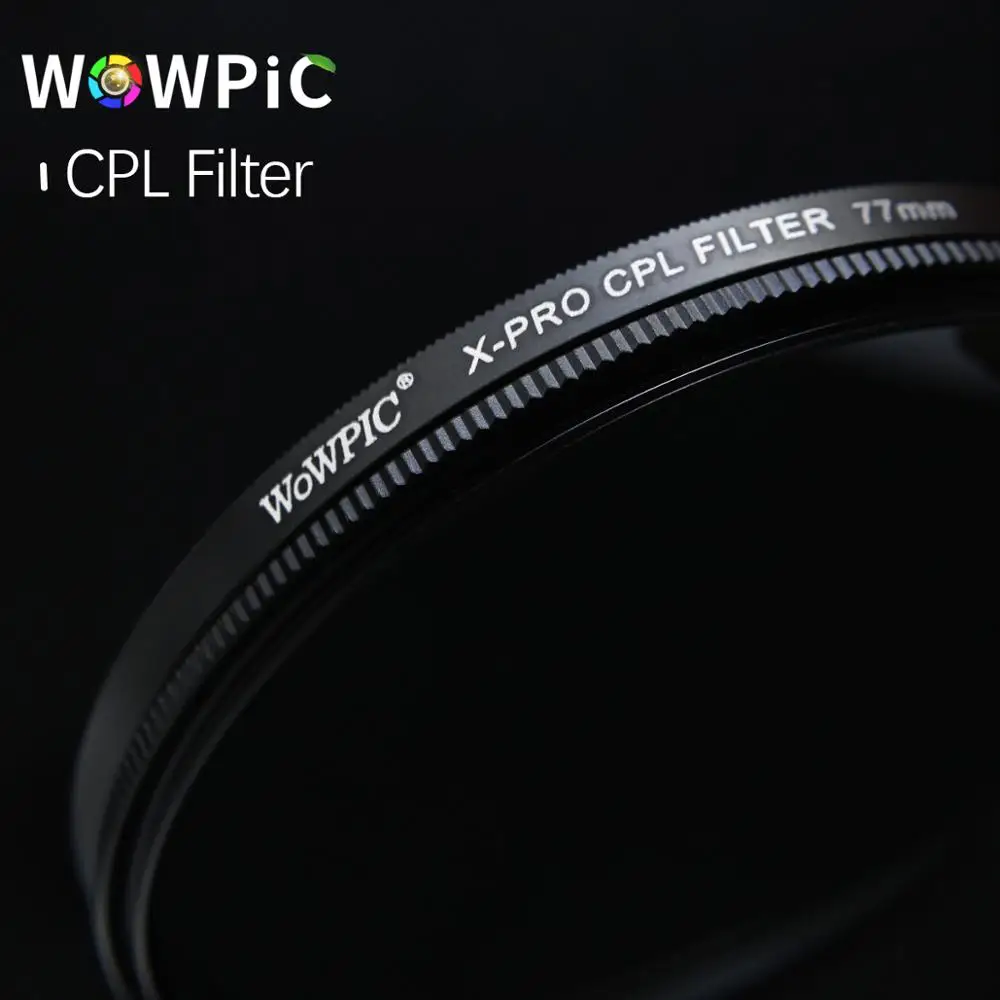 WOWPIC 67 мм X PRO CPL фильтр PL CIR поляризационный многослойный для DLSR объектив Nikon Canon Pentax