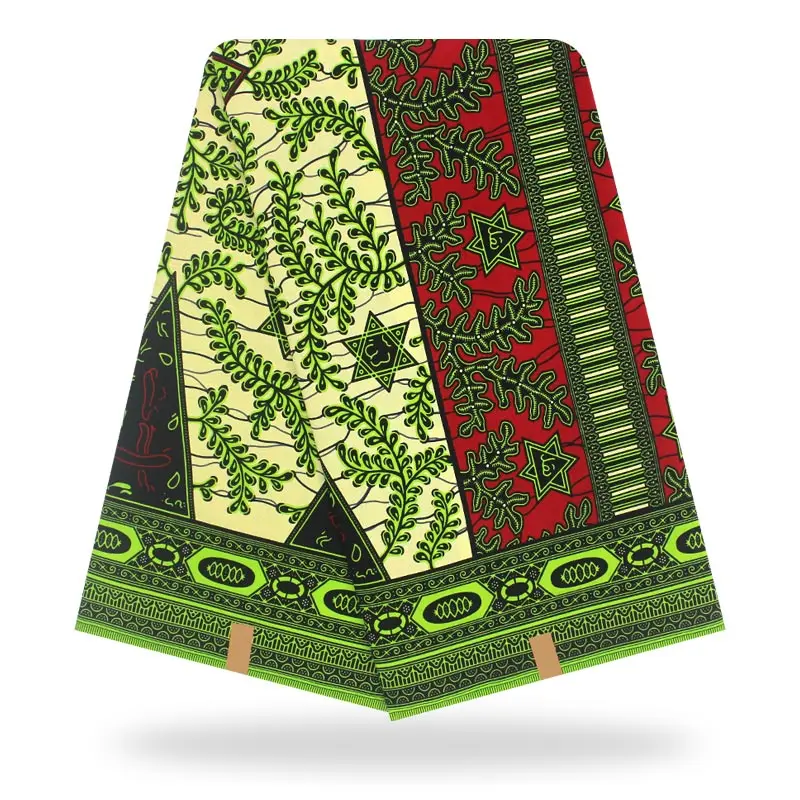 Африканская вощеная ткань принтом для платьев Анкара ткань Настоящая Африканская ткань с восковой печатью ткань африканская ткань с принтом - Цвет: YJ751114C33