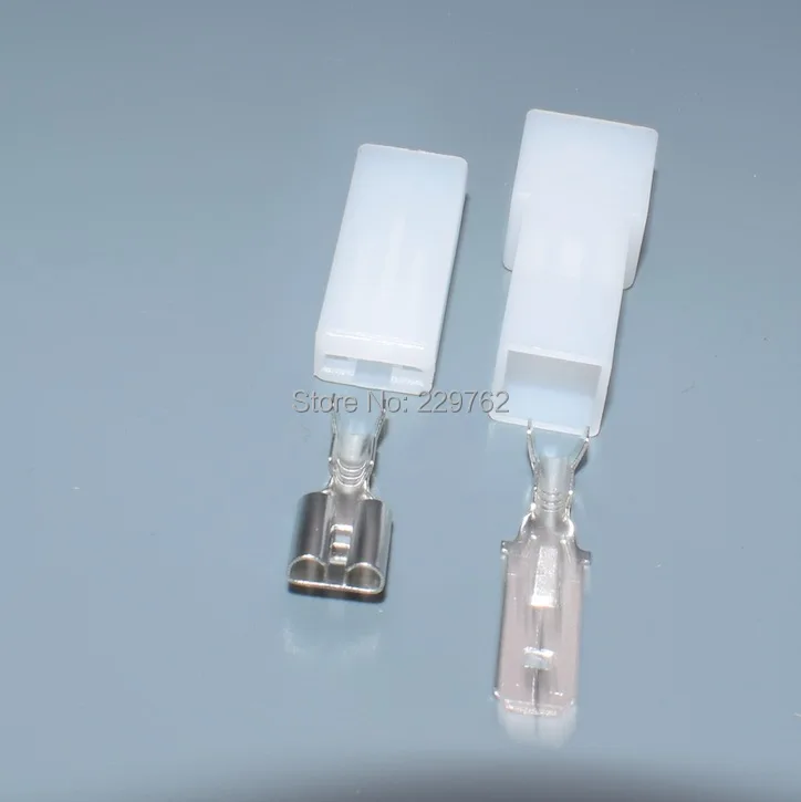 Shhworldsea 1pin 6 3 мм Автомобильные разъемы штекерные корпуса клеммные колодки 180905
