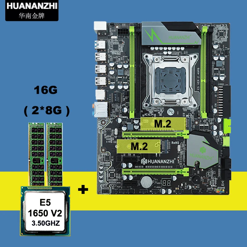 Компьютерное оборудование, материнская плата HUANAN ZHI X79 со слотом M.2, ЦП Intel Xeon E5 1650 V2, память 3,5 ГГц, 16 Гб (2*8 ГБ), 1600 REG ECC Компьютерное оборудование, материнская плата HUANAN ZHI X79 со слотом M.2, ЦП Intel Xeon E5 1650 V2, память 3,5 ГГц, 16 Гб (2*8 ГБ), 1600 REG ECC