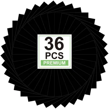 

Heat Transfer Vinyl HTV for T-Shirts 30cmx25cm (12"x10")Precut Sheets（white and black）