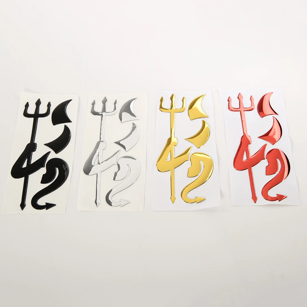 Popular 3D Devil Style Demon Sticker Car Styling Auto Emblem Logo Paper ...