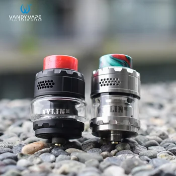 

Original Vandy Vape Kylin M RTA Tank Atomizer 3ml Capacity With 10pcs Kylim M Coil 10pcs Cotton E Cigarette VS Widowmaker RTA