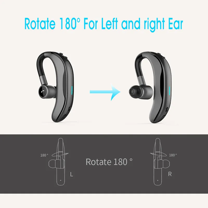 F600 tws беспроводные Bluetooth наушники Handfree одно Заушное крепление наушников с