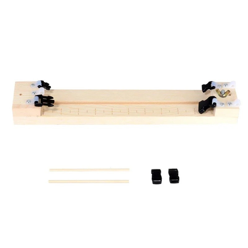 

Outdoor Gadgets Outdoor Umbrella Rope Bracelet Woven Wooden Frame Paracord Jig Natural Wood Loose Rope Braider