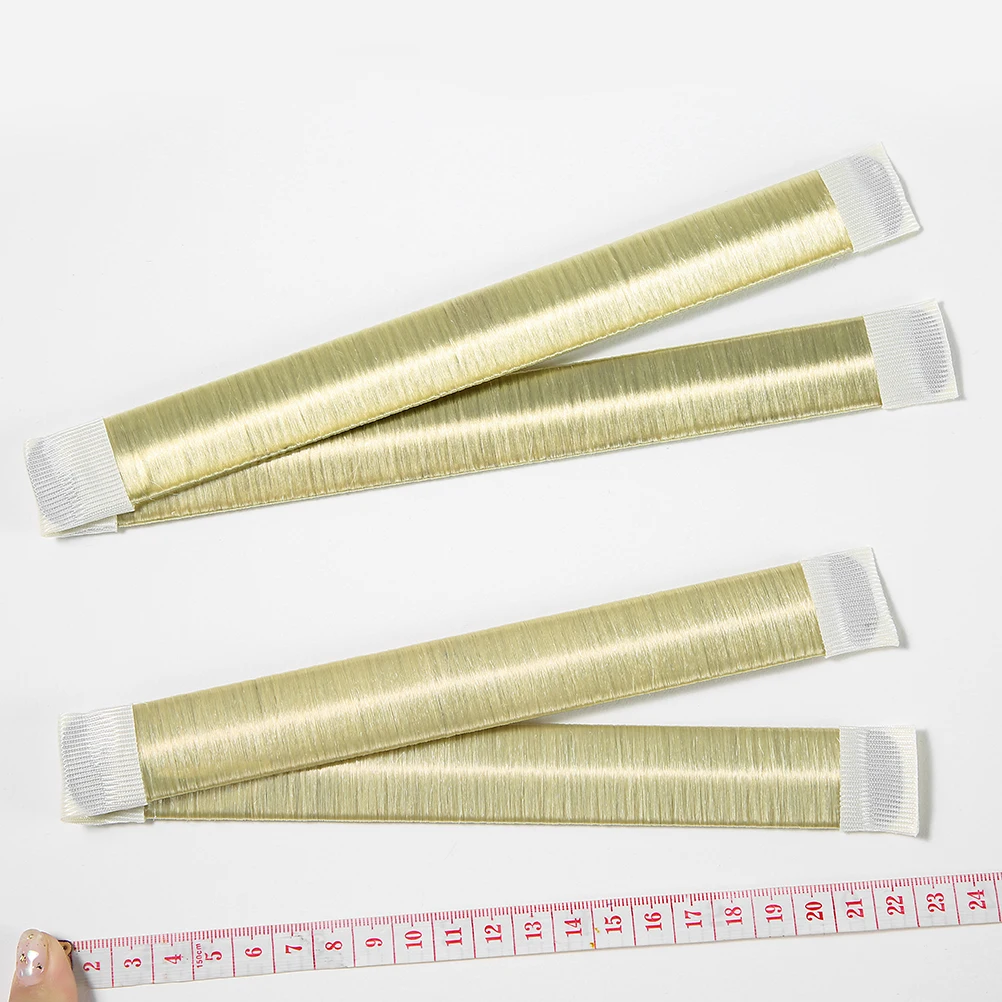 2pcs beige Девушка французское блюдо синтетические Волшебные волосы булочка производитель Пончик Стиль инструмент Аксессуары для волос женский ребенок парик бигуди Ролик Braider повязка на голову - Цвет: 2pcs beige