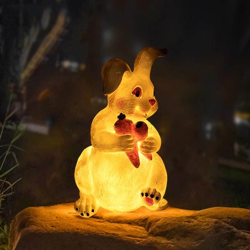 Cute Lighting Rabbit Villa Courtyard Garden Lane Landscape Bunny Light Public Park Real Estate Decorative Lawn Lamp public art vs город диалог или противостояние сборник статей