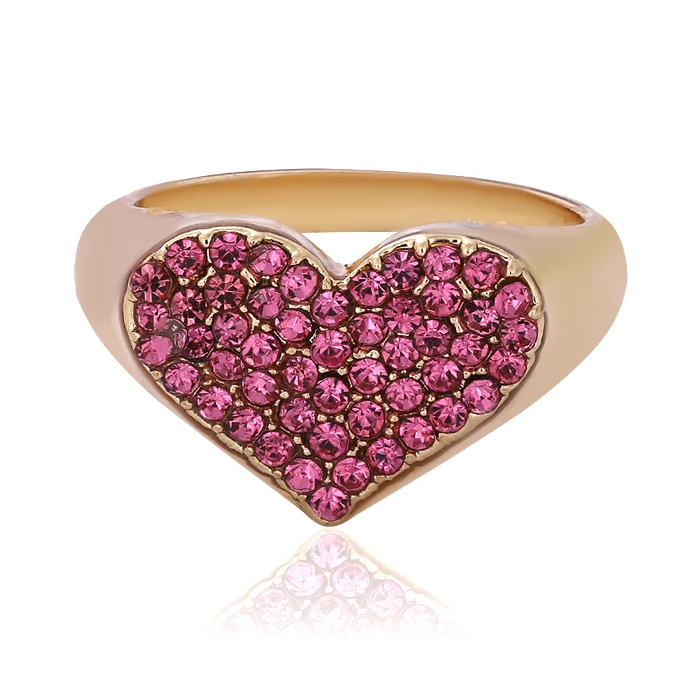 Dvacaman дамское роскошное кольцо для женщин разноцветный кристалл Свадебное обручальное кольцо в стиле барокко со стразами модное кольцо ювелирных изделий - Цвет основного камня: 3