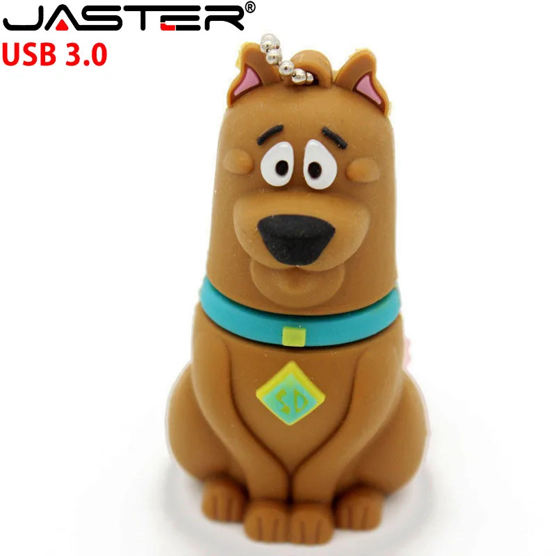JASTER горячая распродажа флеш-накопитель USB 3 0 мультяшный мопс карта памяти 4 ГБ 8 16 32