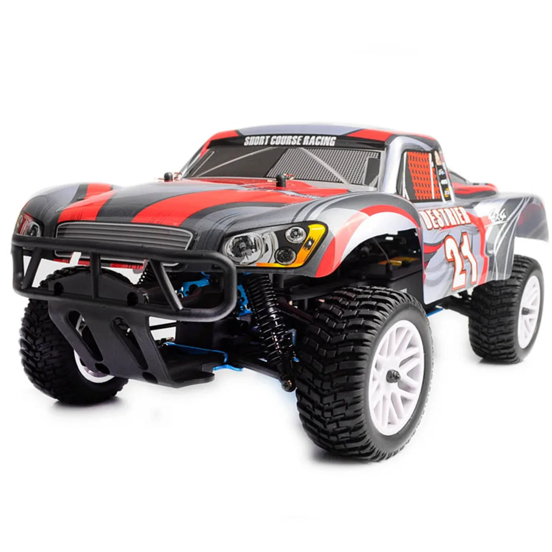 New HSP 94155 1:10 4WD Double Speed Short Course Racing Car Methanol Fuel Powered RC Car (No Need To Assemble)