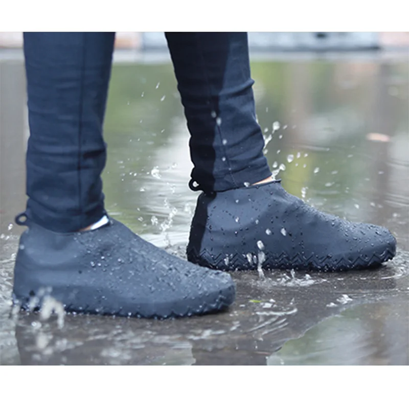 

Reusable Silicone Latex Waterproof Rain Shoes Covers Slip-resistant Rubber Rain Boot Shoes Accessories