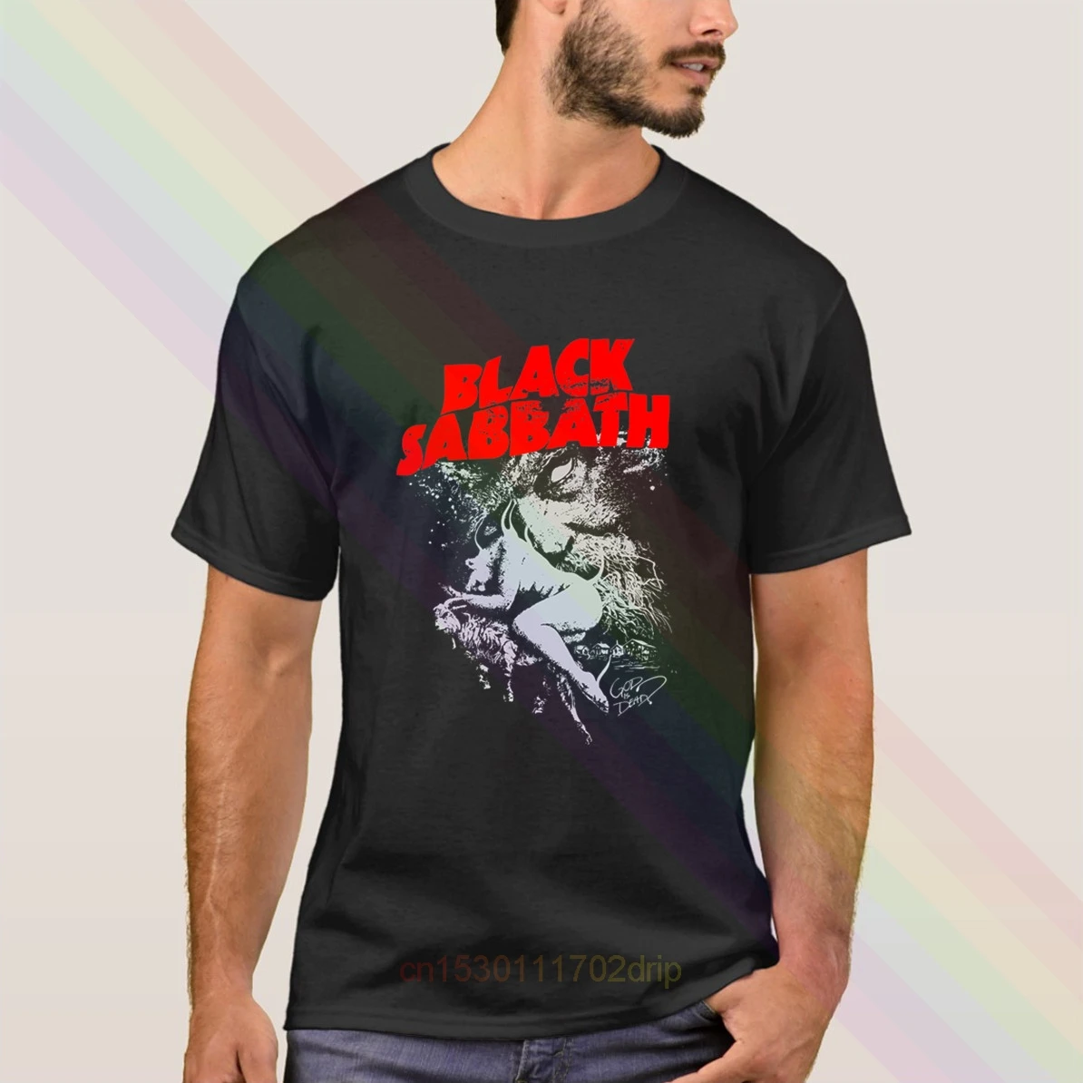 Черная футболка с надписью God is Dead новая летняя мужская коротким рукавом Sabbath 2020
