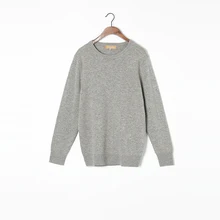 ^#Cheap 100%Cashmere Sweater Men Natural Fabric High Quality Winter Thick Warm Pullover Light Grey O-neck Pure Cashmere Sweaters ^#Cheap 100%Cashmere Sweater Men Natural Fabric High Quality Winter Thick Warm Pullover Light Grey O-neck Pure Cashmere Sweaters