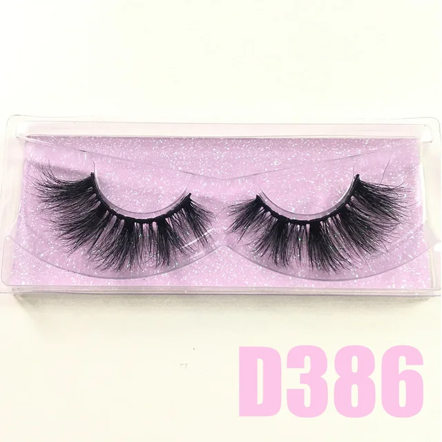 BossGirl Lashes False Eyelashes Natural Long 22mm 20mm 3D 5D Real Mink Handmade Lightweight Comfortable D414 D386