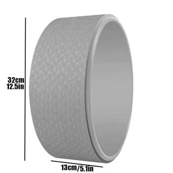 

Yoga Wheel, Yoga Project Wheel for Stretching and Increased Flexibility, Relieves Back Pain, Improves Yoga Posture