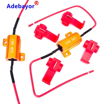 

Adebayor 20PCS 25W 6ohm Load Resistor Resistance for Car LED Flash Indicator Controller CANBUS Problem FREE SHIPPING 12V