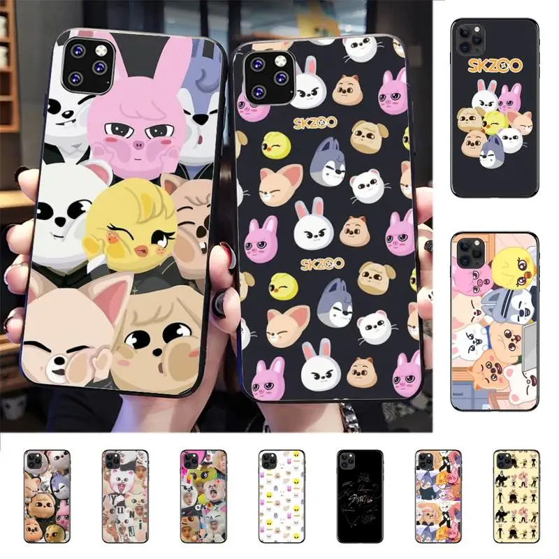 Skzoo Stray Kids Skz чехол для телефона iphone 13 11 12 mini pro XS MAX 8 7 6 6S Plus X 5S SE 2020 XR | Мобильные