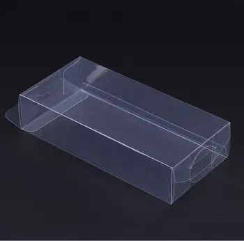 

10pcs 3x5x8cm/2x5x10cm/6x6x1.5cm Clear PVC plastic box with Hang Hole Cookies Candy Wedding Favor Boxes DIY Craft Packaging Box