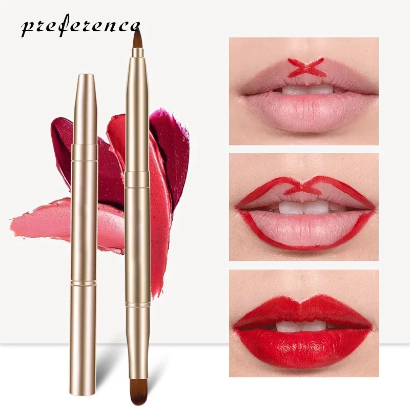 Lip Brush Makeup Tools Portable Eyeline Brushes Retractable Lipstick