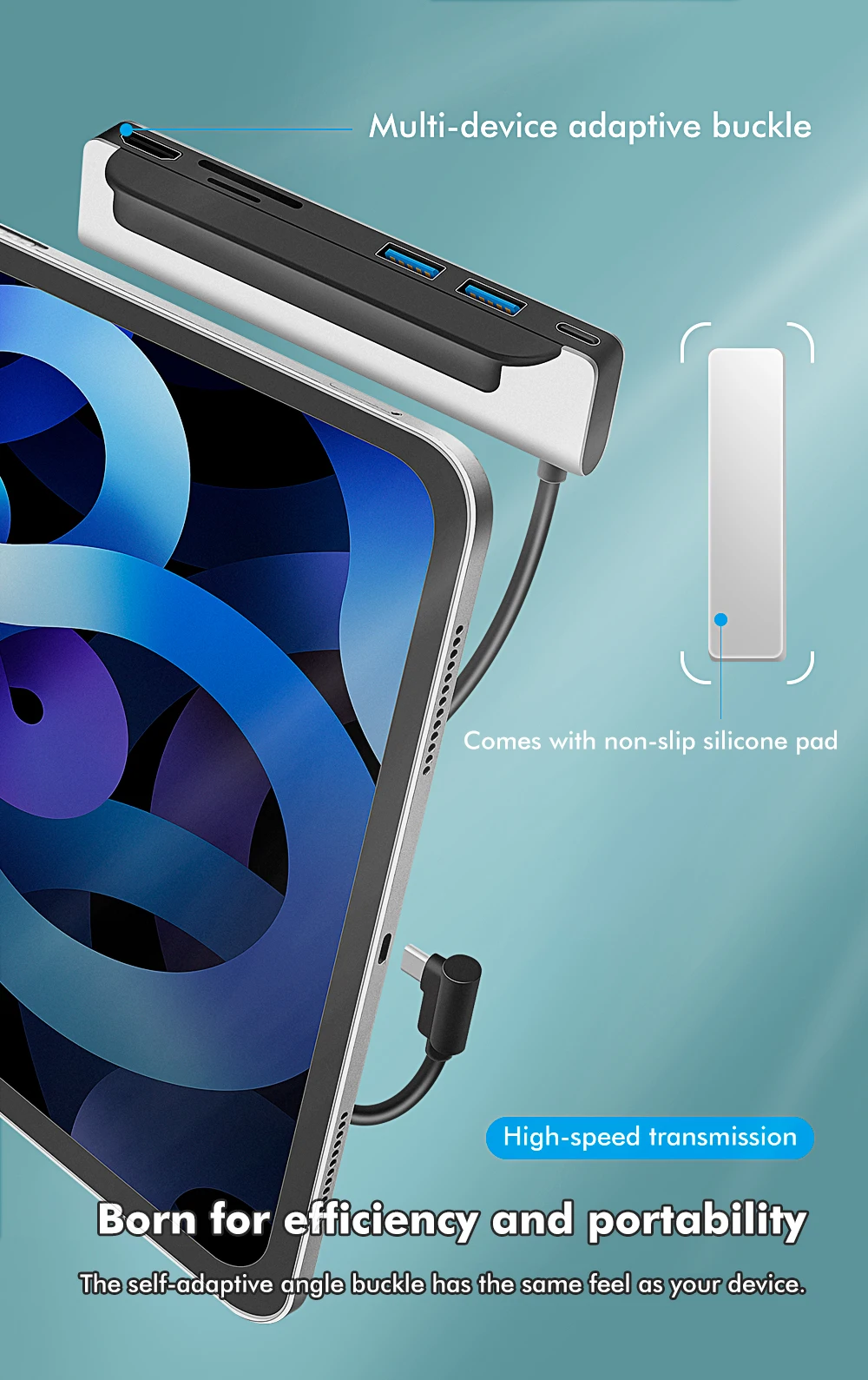 Goojodoq Type C Hub 6 in 1