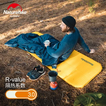 

Naturehike R-value 3 Thicken Self-inflating Camping Mat Outdoor Camping Tent Mat Ultralight Sponge Comfort Sleeping Pad