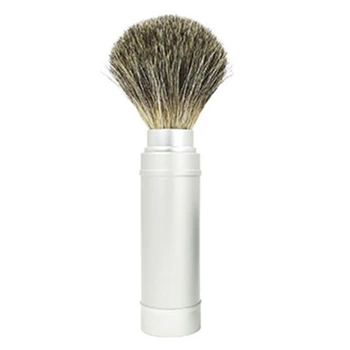 

Cosmetic Pure Badger Hair Brush Knot Metal Handle Travel Shaving Brush Hight Quality Traditional Shaving
