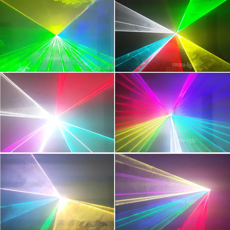 Multi color 10W DMX ILDA SD 3D rgb laser light/dj lights/stage light/ laser light/laser projector