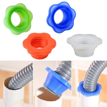 

Dozzlor Flower Sewer Pipe Pest Control Deodorant Silicone Gel Seal Ring Washing Machine Pool Floor Drain Sealing Plug Water Trap