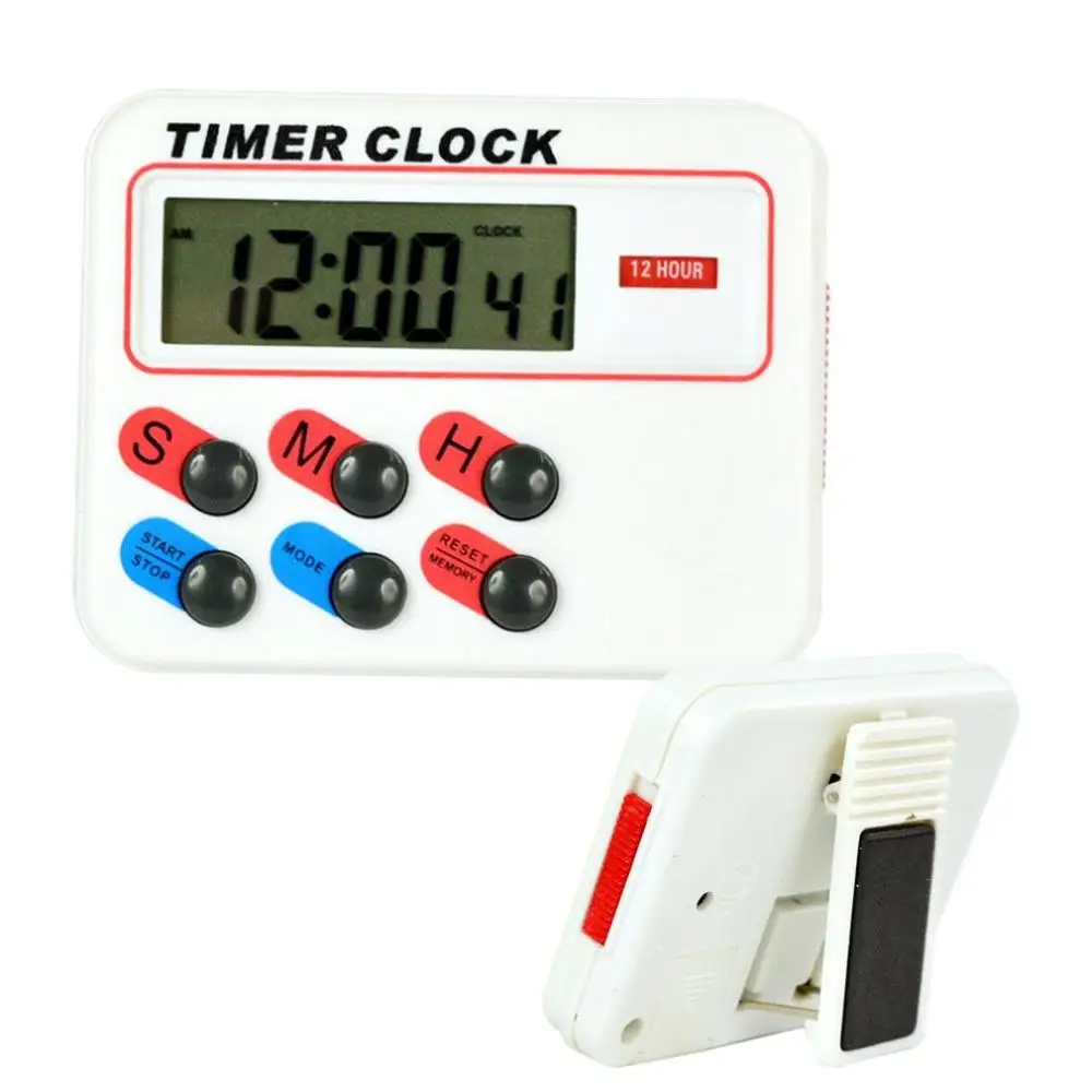 BK-726 Cooking Timer With Loud Alarm Large LCD Display Cooking Timer Magnetic Digital Kitchen Countdown Timer
