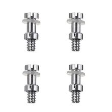 4 шт. профессиональные DIY легко устанавливаемые Сменные головные уборы фонограф Rapair инструмент крепежные винты аудио музыка металл LP проигрыватель