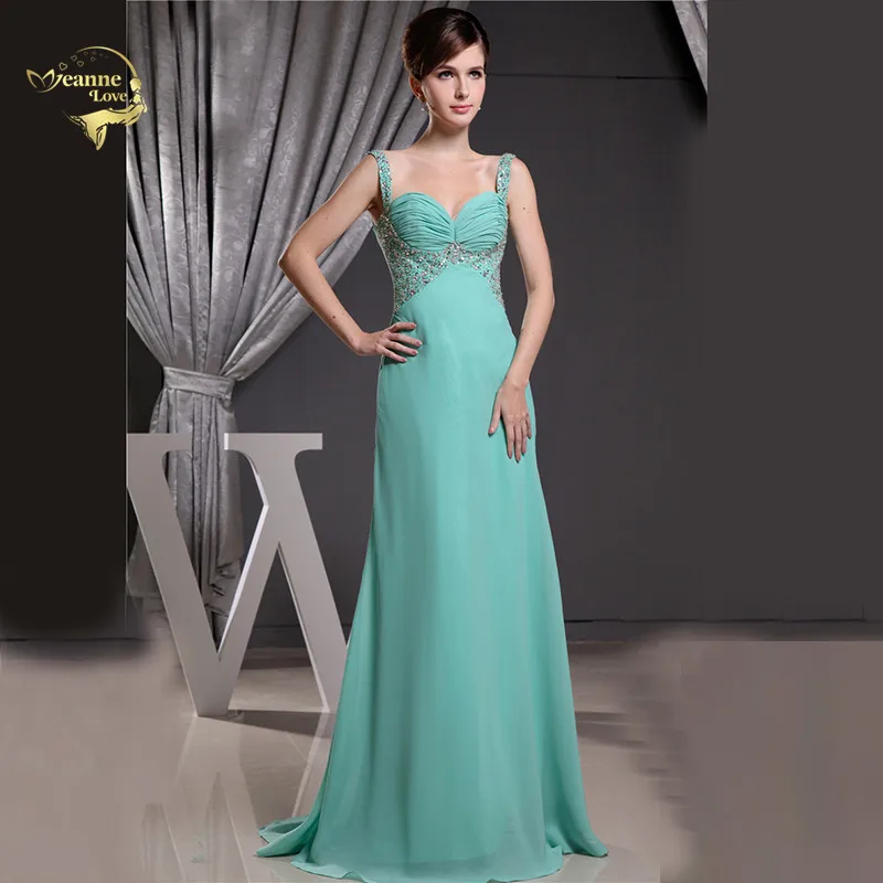 

Jeanne Love Formal Long Evening Dresses Elegant 2020 Tassel Woman Chiffon Robe De Soiree Prom Formal Event Party Dresses OL5217