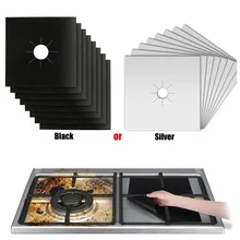 8 шт газовая плита верхняя защитная пленка многоразовая антипригарная крышка вкладыш Чистящая пленка чистящий коврик для кухонных аксессуаров#30