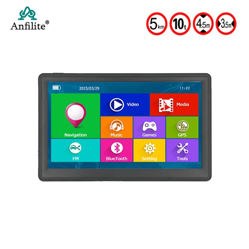 Автомагнитола Anfilte 7 дюймов DDR 256 М 8 ГБ навигатор win CE 6 0 MTK 800*480 avin MSB2531 GPS-навигация с