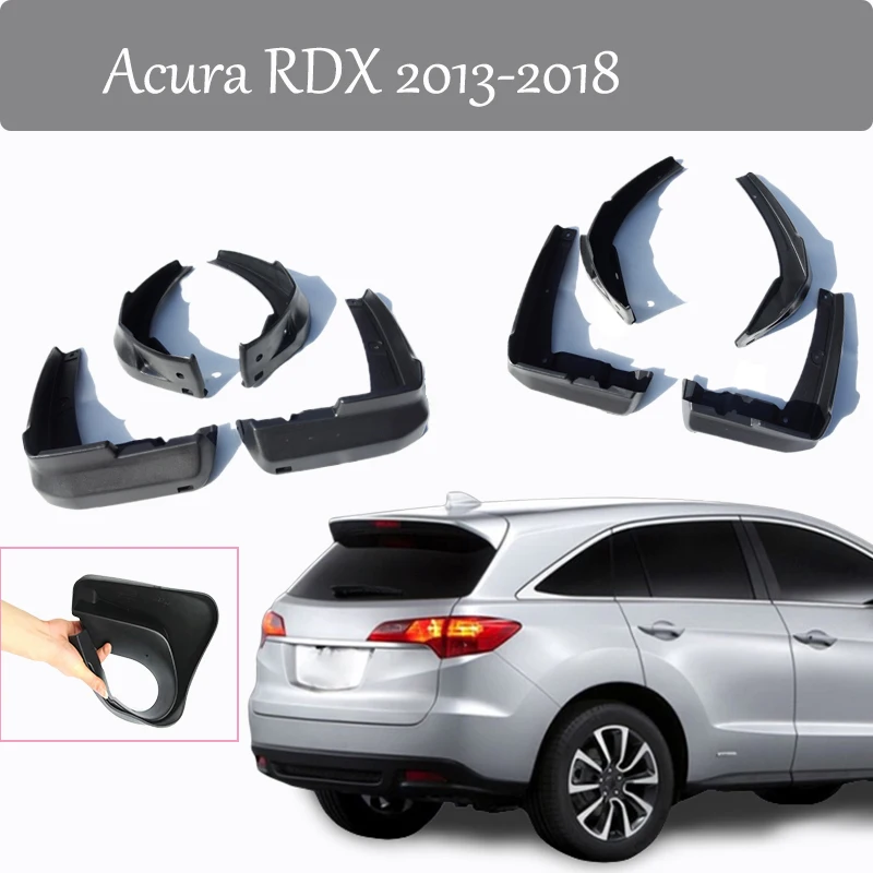 Для Acura RDX TLX MDX TL Брызговики автомобильные аксессуары авто Стайлинг 2013 - Цвет: RDX(2013-2018)