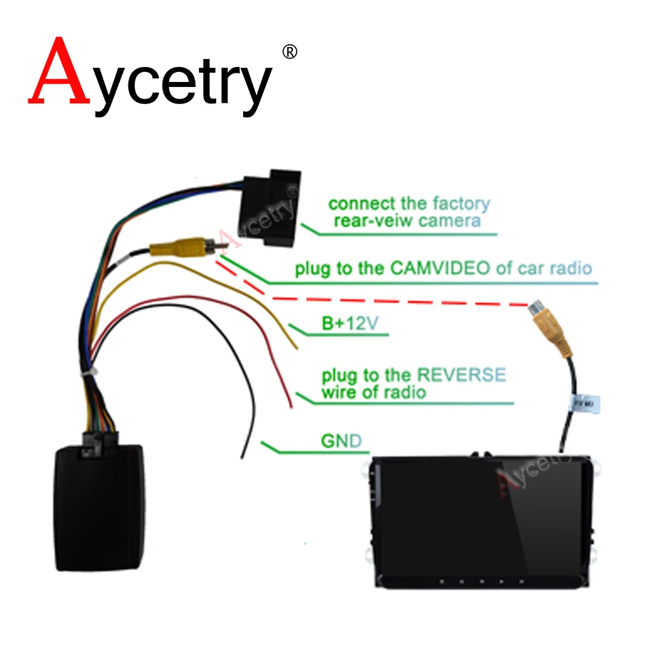 Aycetry! Для OEM Заводская Автомобильная резервная камера заднего вида RGB в AV