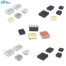 Heat Sink For Raspberry Pi 4B Aluminum Heatsink Radiator Cooler Kit for Raspberry Pi 4 raspberry pi 3 starter kit raspberry pi 3 case power heat sink for raspberry pi 3