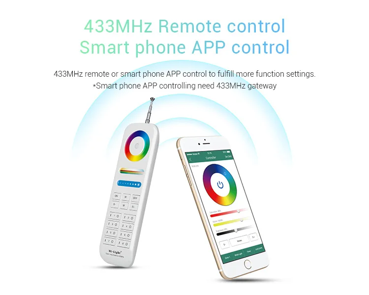 Description Picture 5 of itemMiboxer UW03 9W RGB+CCT LED Underwater Light (LoRa 433MHz) IP68 R433MHz Remote/APP/Third Party Voice Control Mi-Light