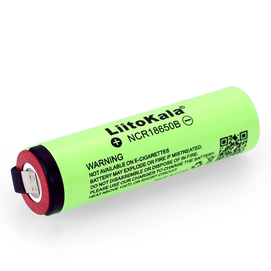 Liitokala Original NCR18650B 3.7V 3400mAh 18650 Rechargeable lithium battery+ DIY nickel batteries